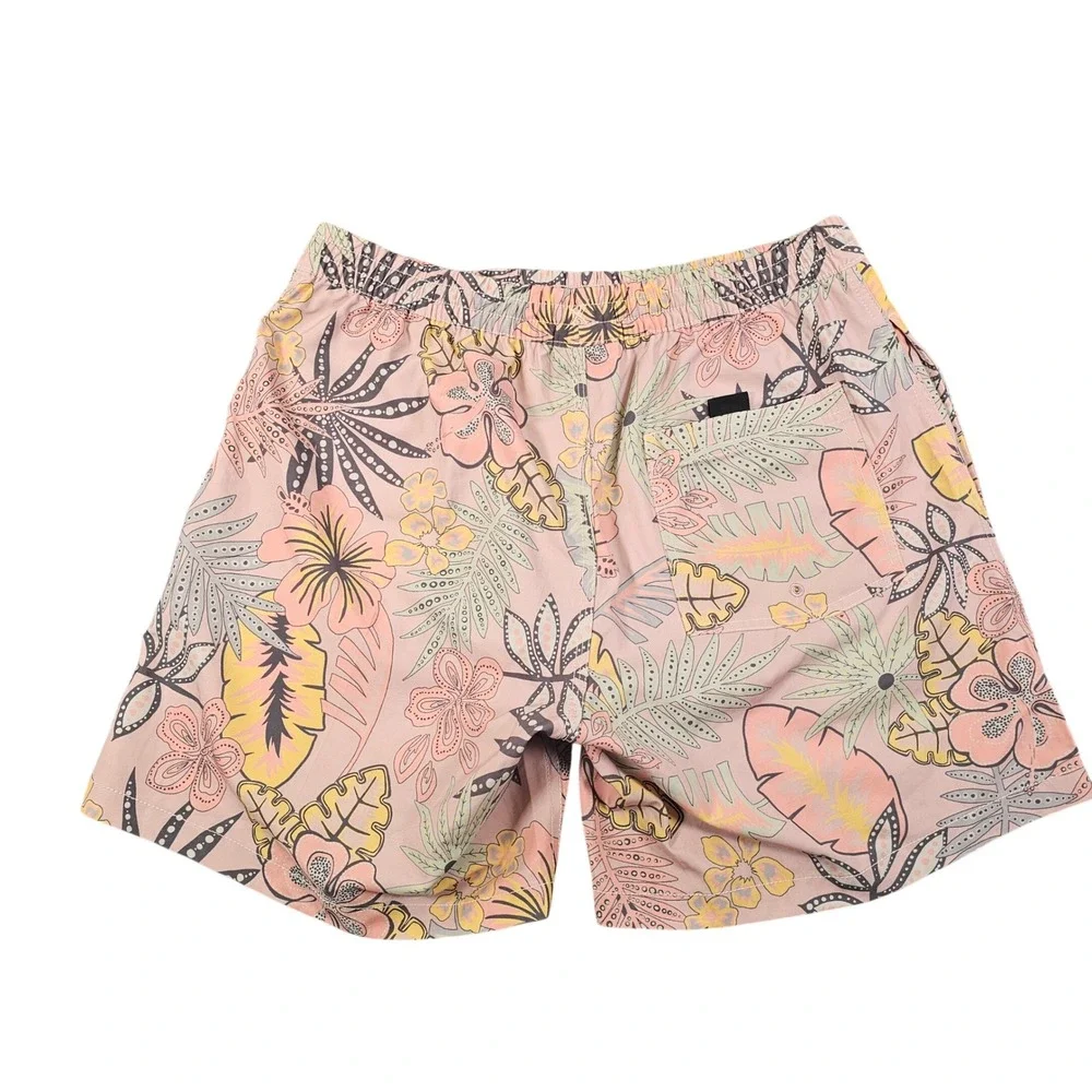 RVCA Mens Tropical Floral Swim Trunks Board Shorts Size Large California Surf